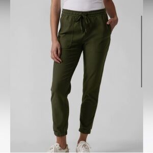 Athleta Farallon Army Green Jogger